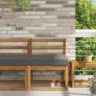 Buiten bankkussen 60x60x8 cm polyester antraciet