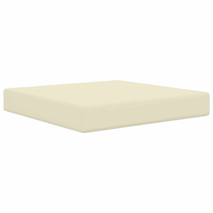 Buiten bankkussen Crème 60 x 60 x 8 cm Polyester