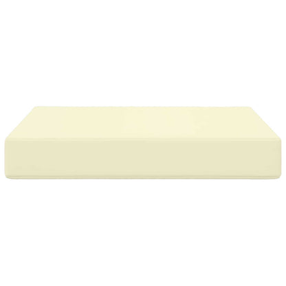 Buiten bankkussen Crème 60 x 60 x 8 cm Polyester