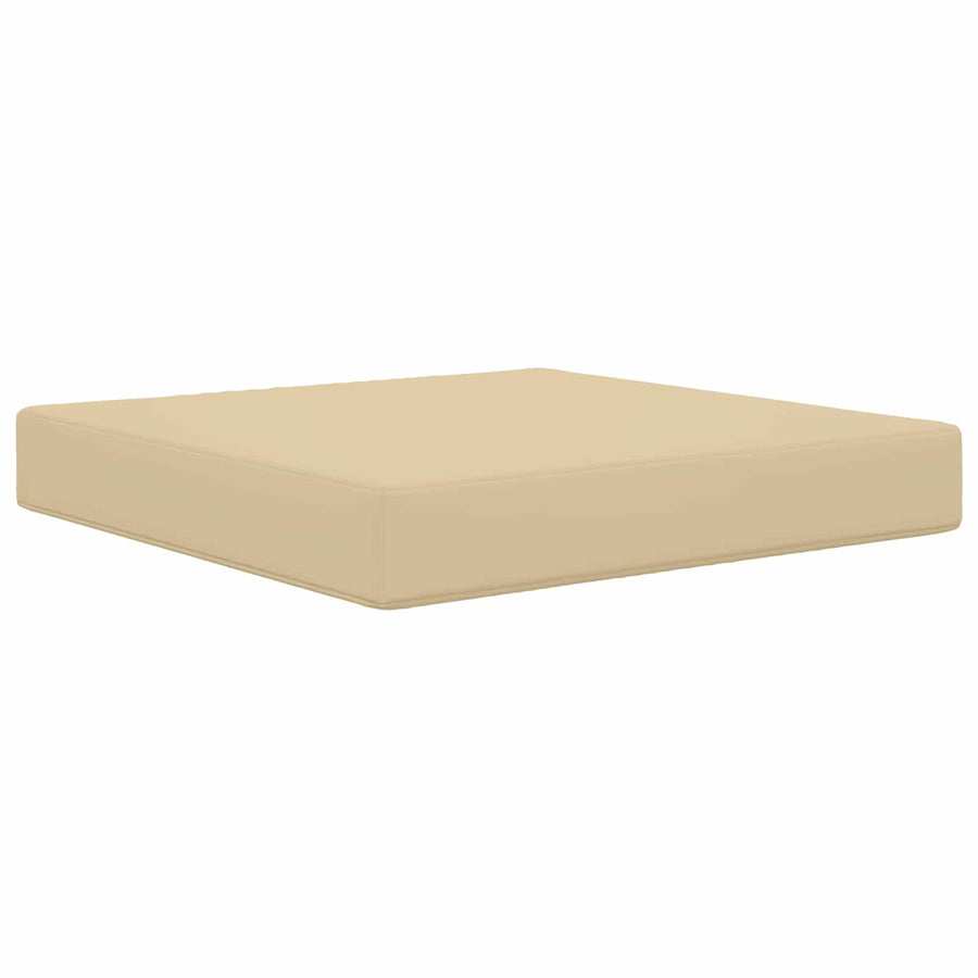 Buiten bankkussen Beige 60 x 60 x 8 cm Polyester