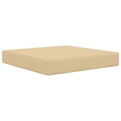 Buiten bankkussen Beige 60 x 60 x 8 cm Polyester