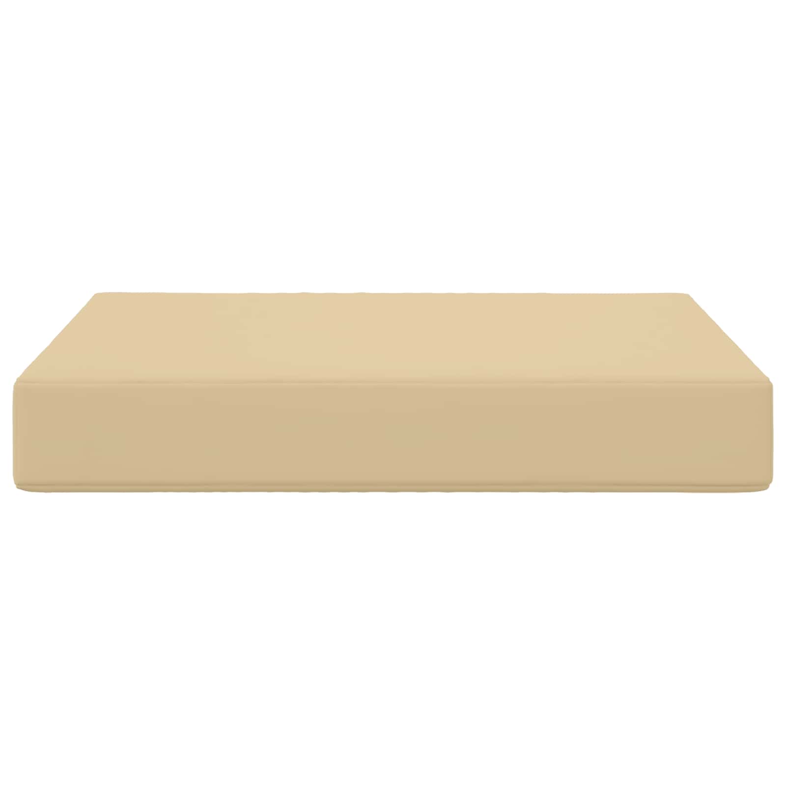 Buiten bankkussen Beige 60 x 60 x 8 cm Polyester
