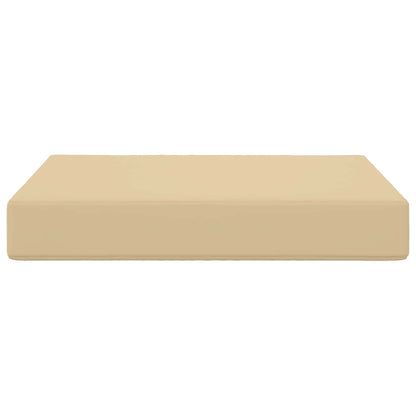 Buiten bankkussen Beige 60 x 60 x 8 cm Polyester