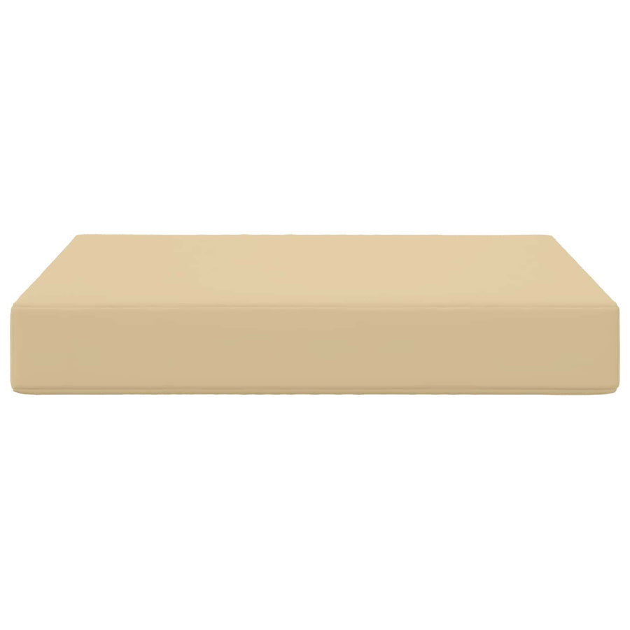 Buiten bankkussen Beige 60 x 60 x 8 cm Polyester