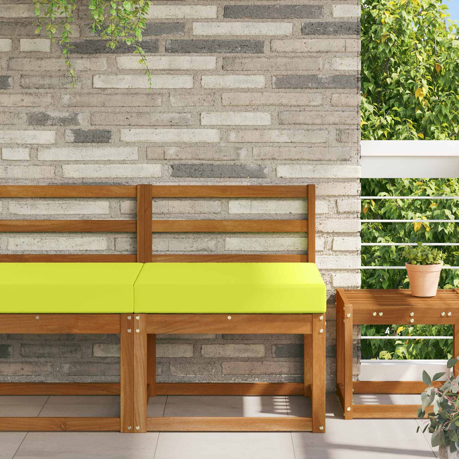 Buiten bankkussen Groen 60 x 60 x 8 cm Polyester