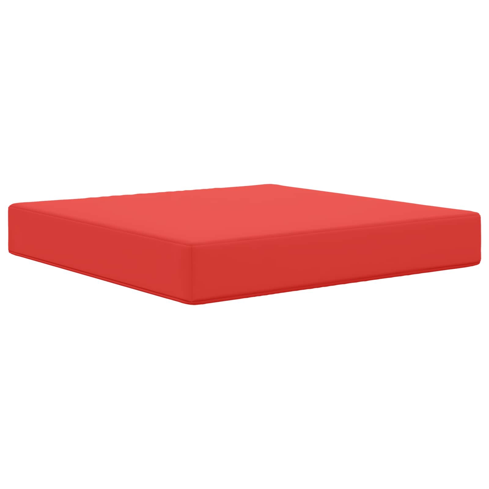 Buiten bankkussen Rood 60 x 60 x 8 cm Polyester