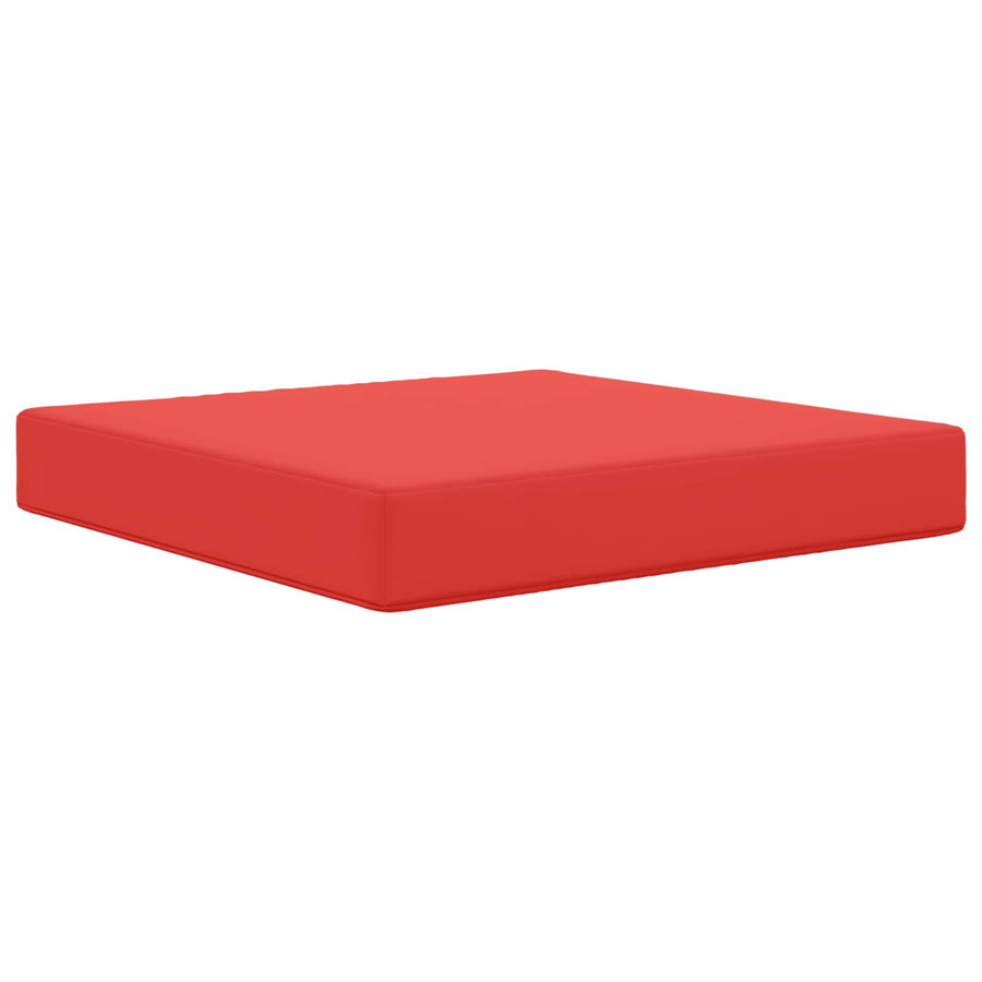 Buiten bankkussen Rood 60 x 60 x 8 cm Polyester