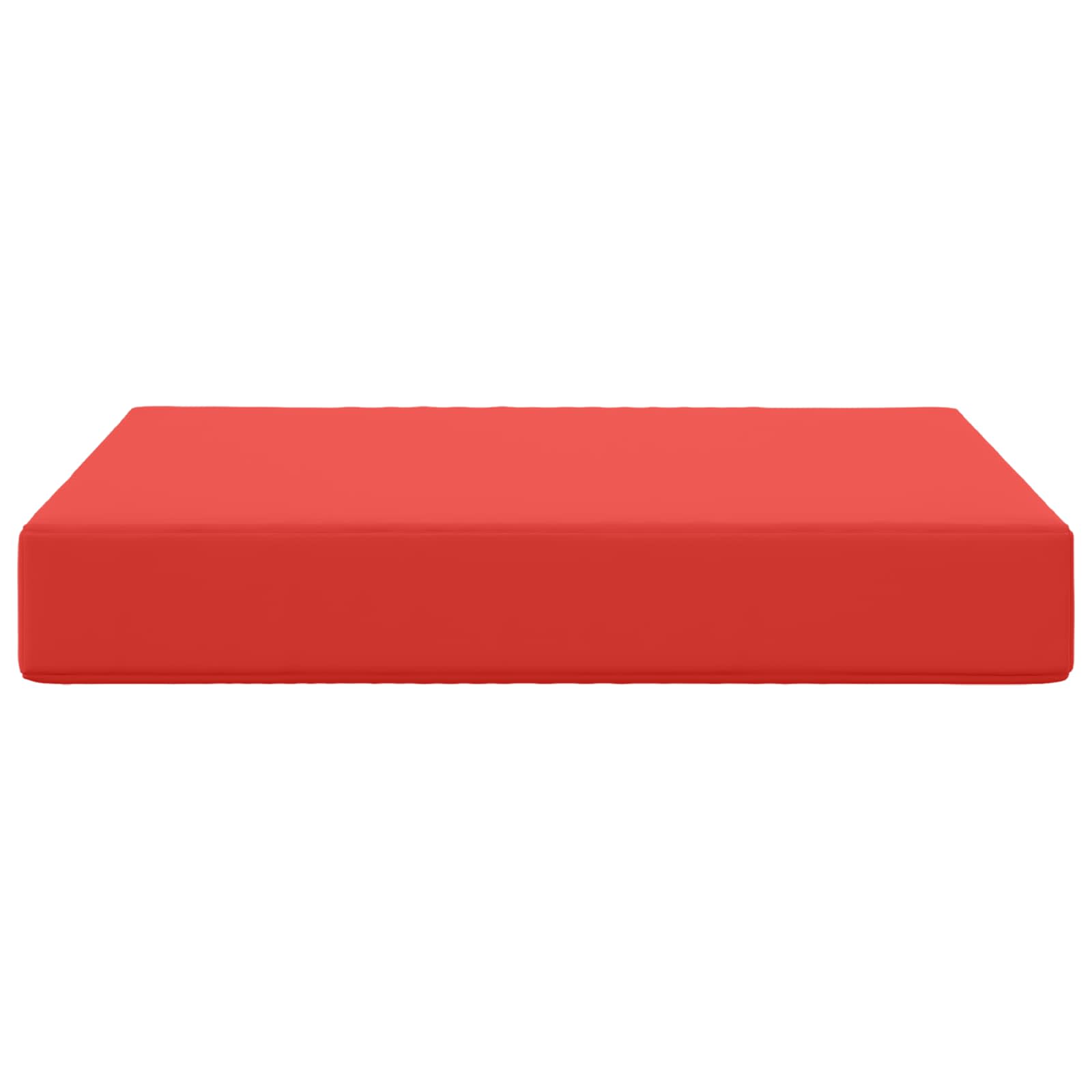 Buiten bankkussen Rood 60 x 60 x 8 cm Polyester