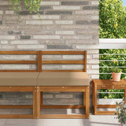 Bankkussen taupe 60x60x8 cm polyester