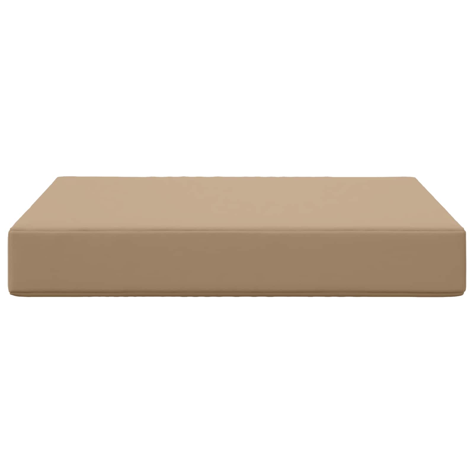 Buiten bankkussen Taupe 60 x 60 x 8 cm Polyester