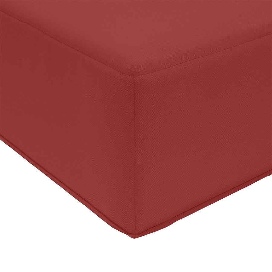 Buiten bankkussen Wijnrood 60 x 60 x 8 cm Polyester