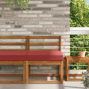Buiten bankkussen wijnrood 60x60x8 cm polyester