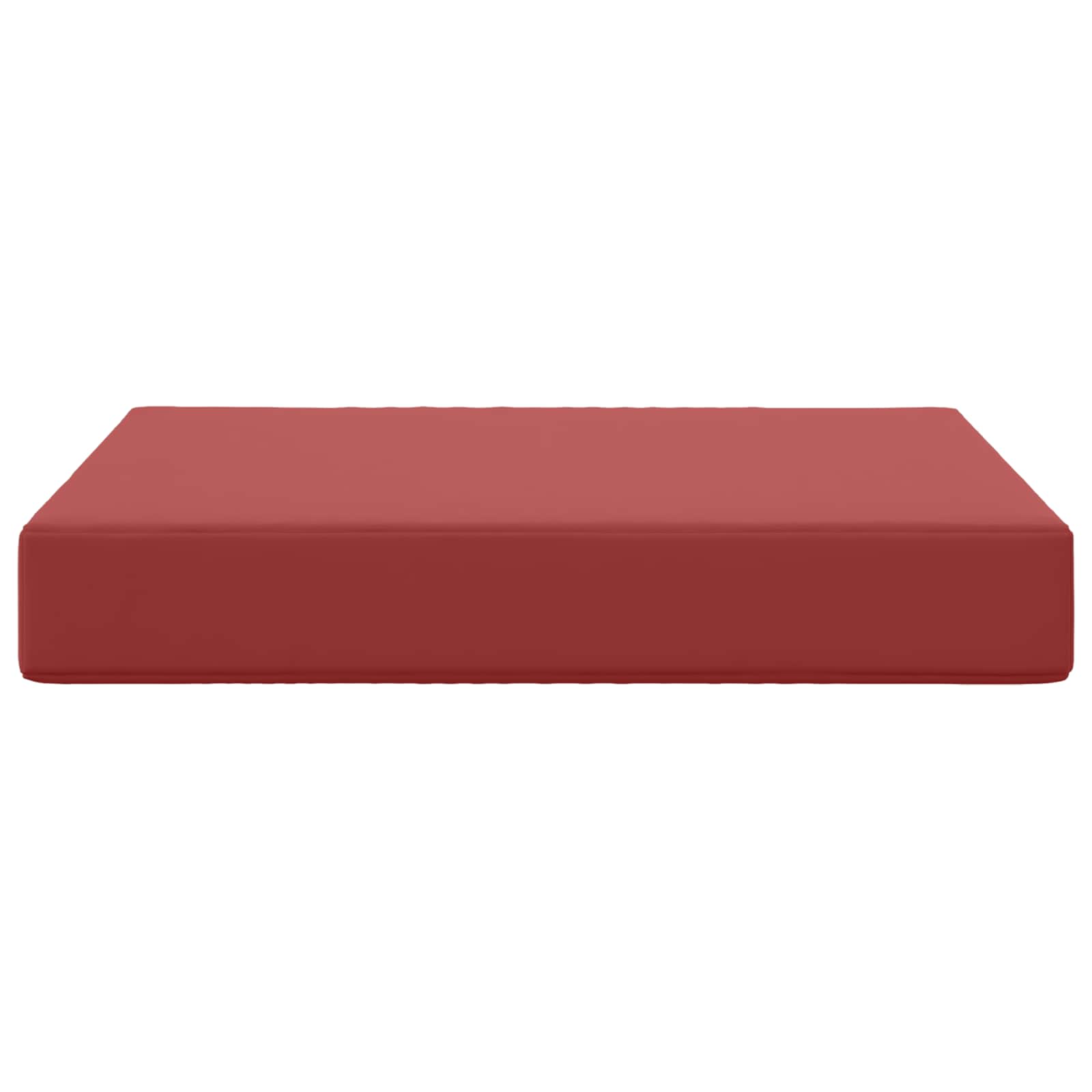 Buiten bankkussen Wijnrood 60 x 60 x 8 cm Polyester