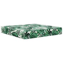 Buiten bankkussen Bladpatroon 60 x 60 x 8 cm Polyester