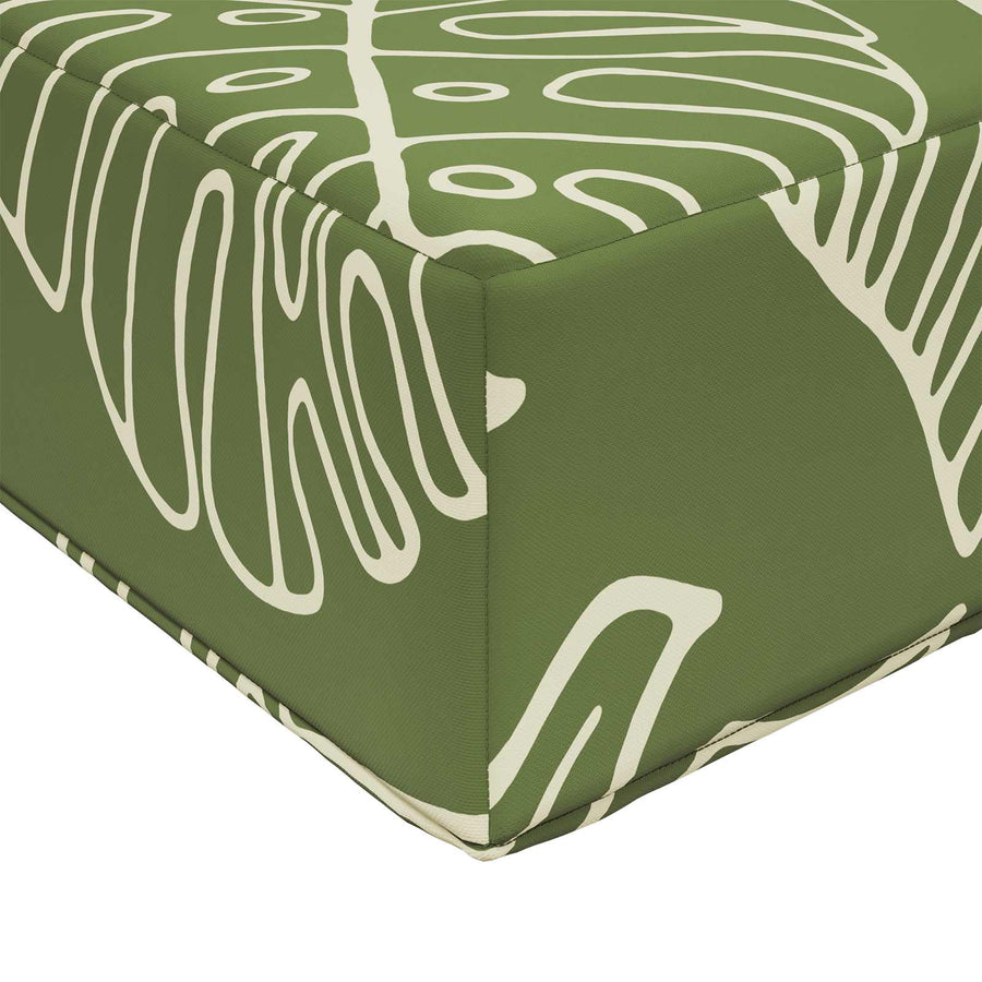 Buiten bankkussen Bladontwerp 60 x 60 x 8 cm Polyester