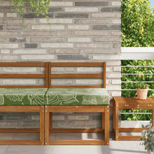 Buiten bankkussen Bladontwerp 60 x 60 x 8 cm Polyester