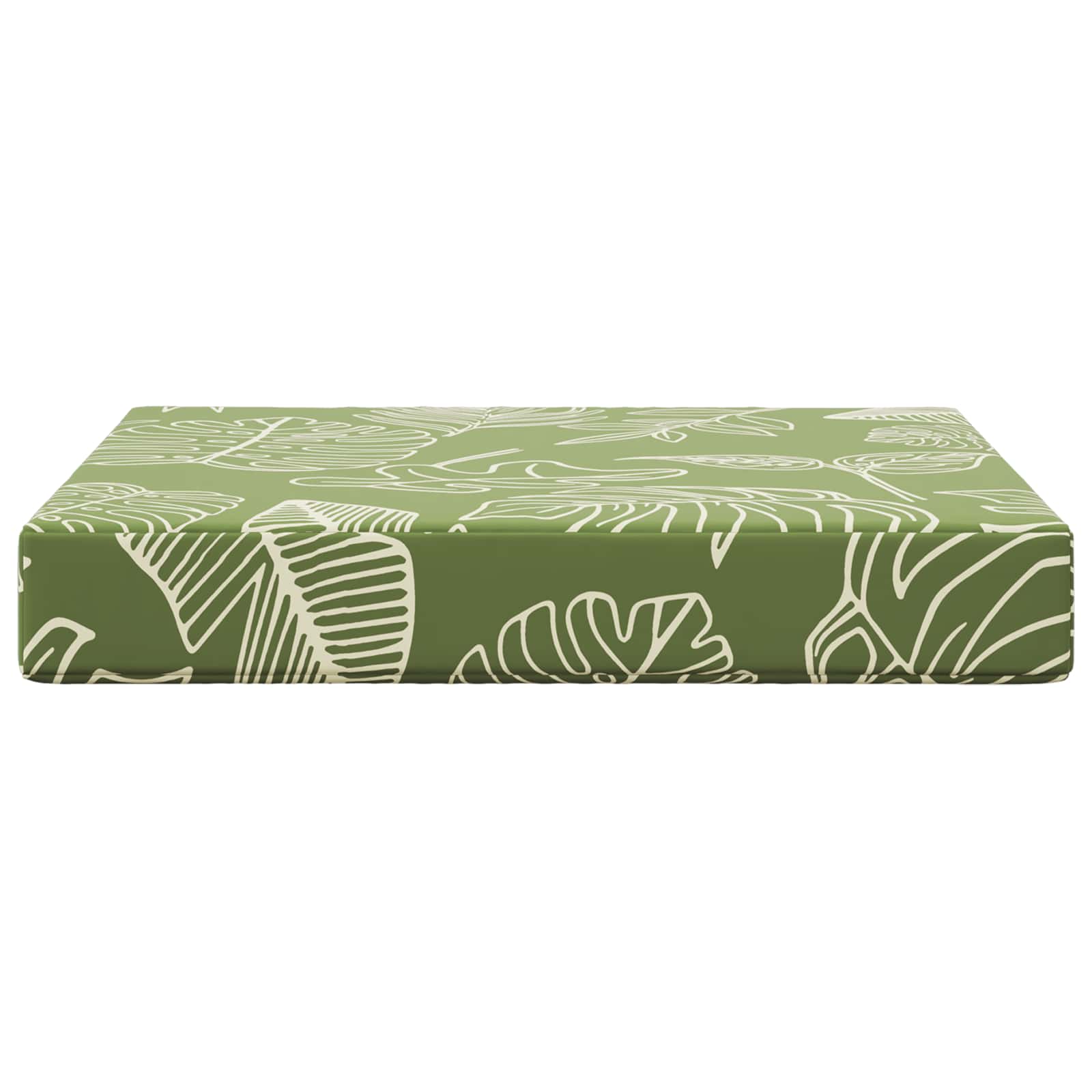 Buiten bankkussen Bladontwerp 60 x 60 x 8 cm Polyester