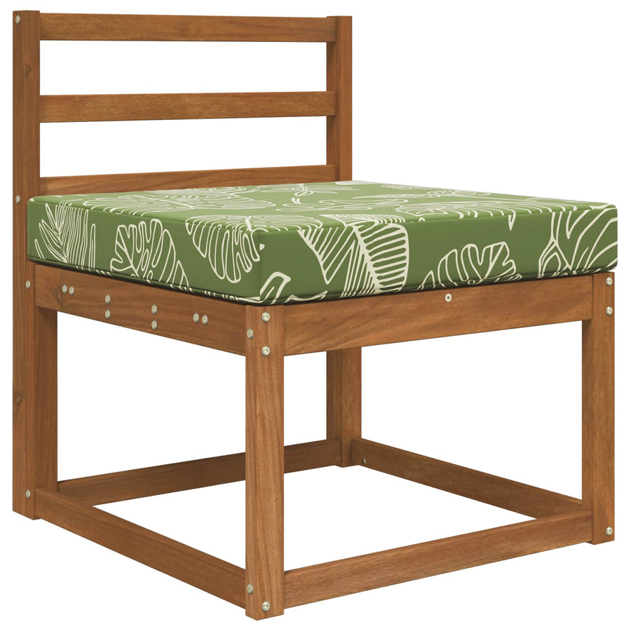 Buiten bankkussen Bladontwerp 60 x 60 x 8 cm Polyester