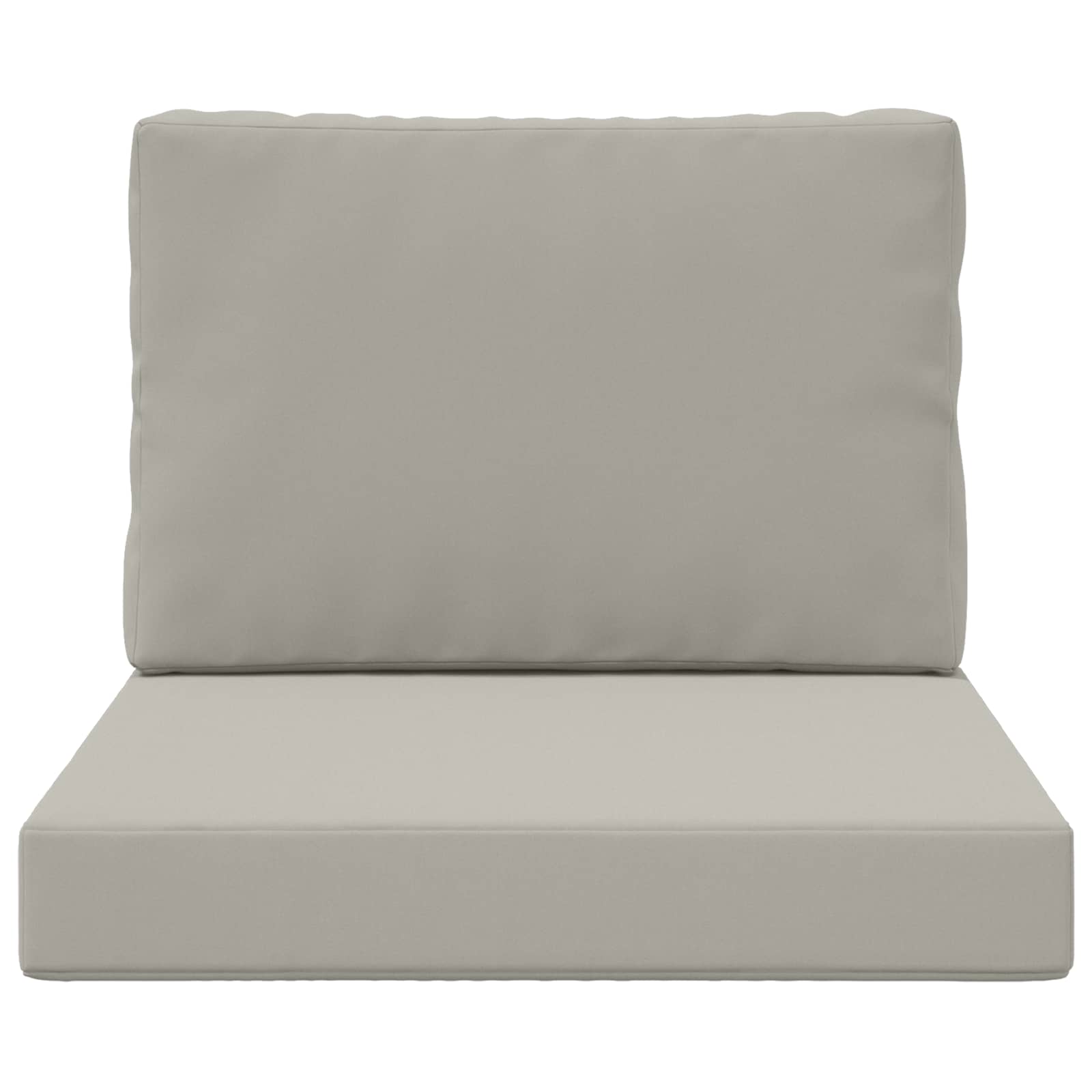 Buiten bankkussen 2 pcs Grijs Polyester