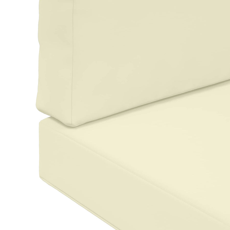 Buiten bankkussen 2 pcs Crème Polyester