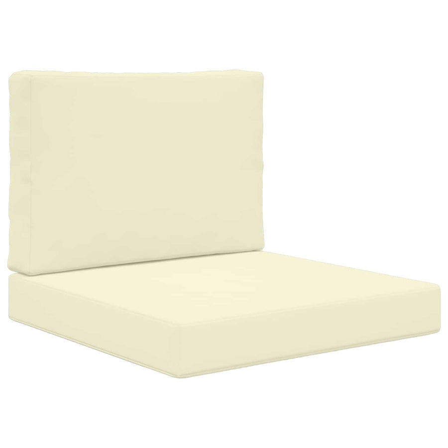 Buiten bankkussen 2 pcs Crème Polyester