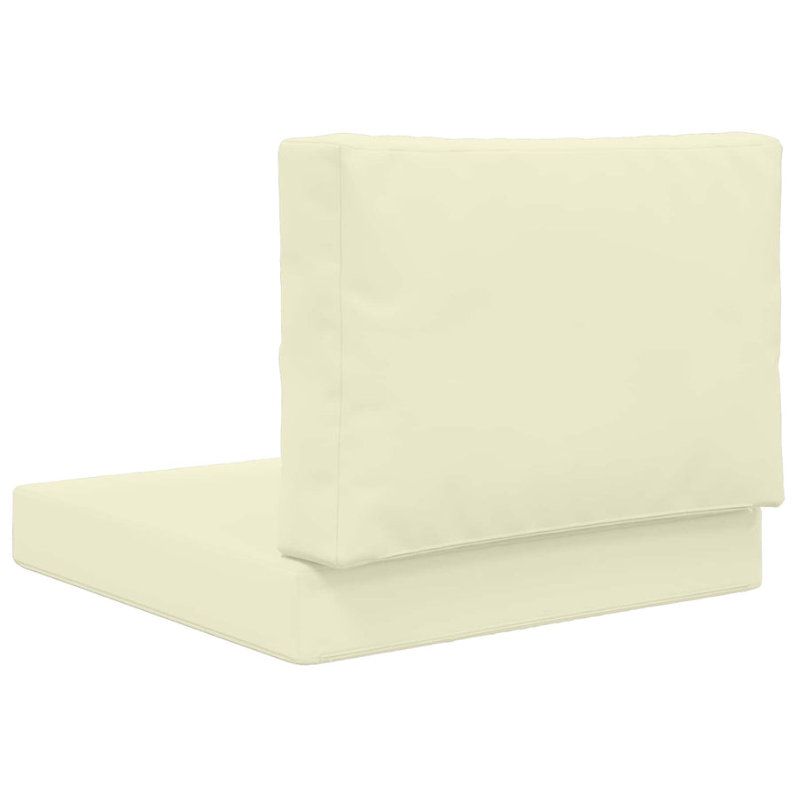 Buiten bankkussen 2 pcs Crème Polyester