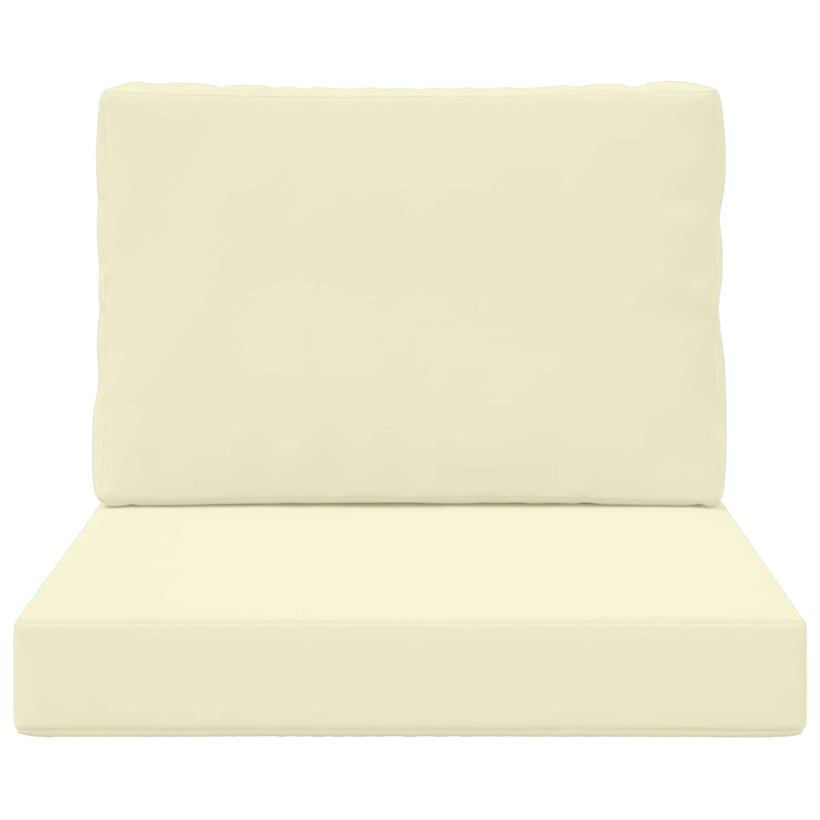 Buiten bankkussen 2 pcs Crème Polyester