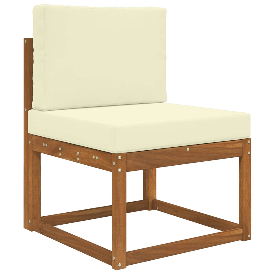 Buiten bankkussen 2 pcs Crème Polyester