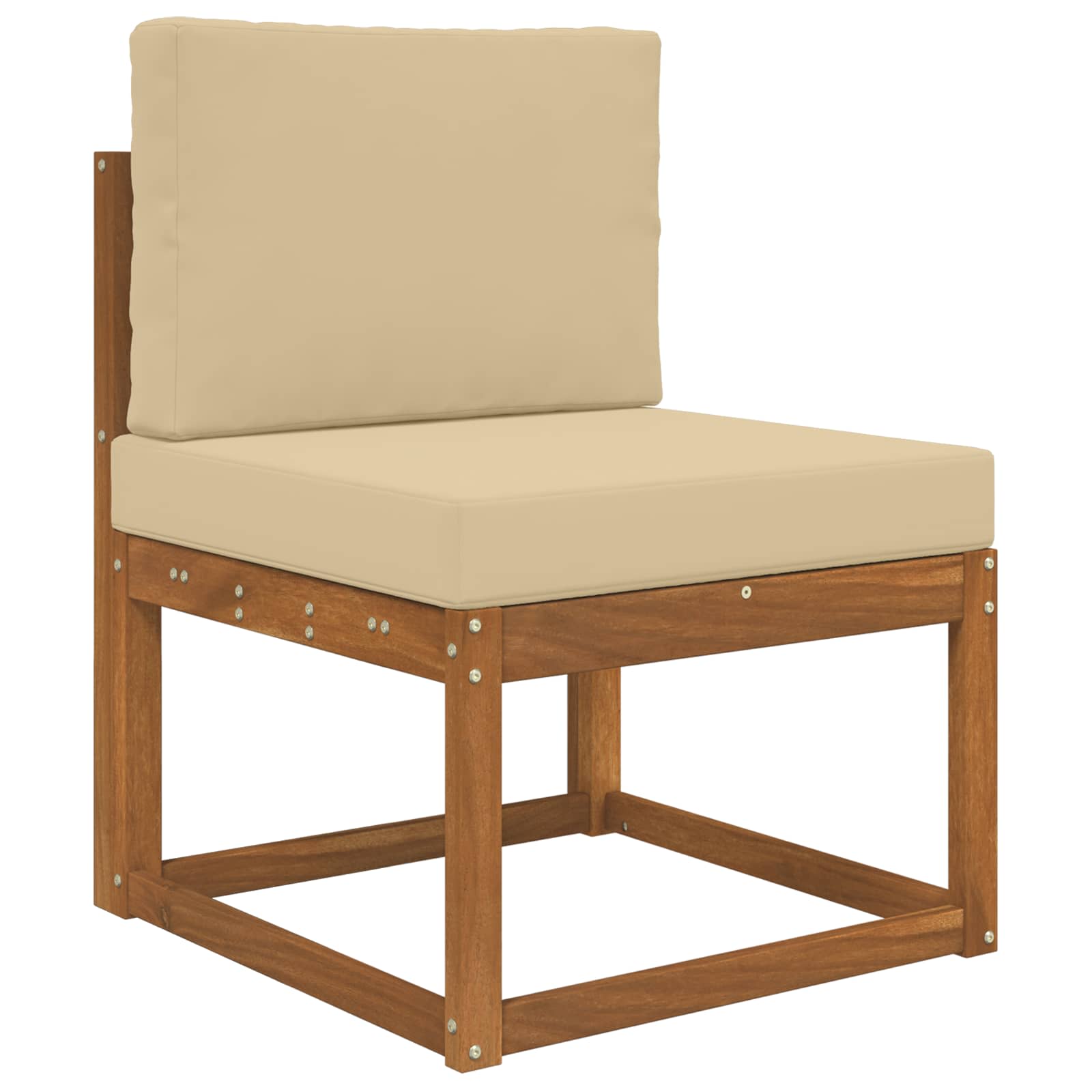 Buiten bankkussen 2 pcs Beige Polyester