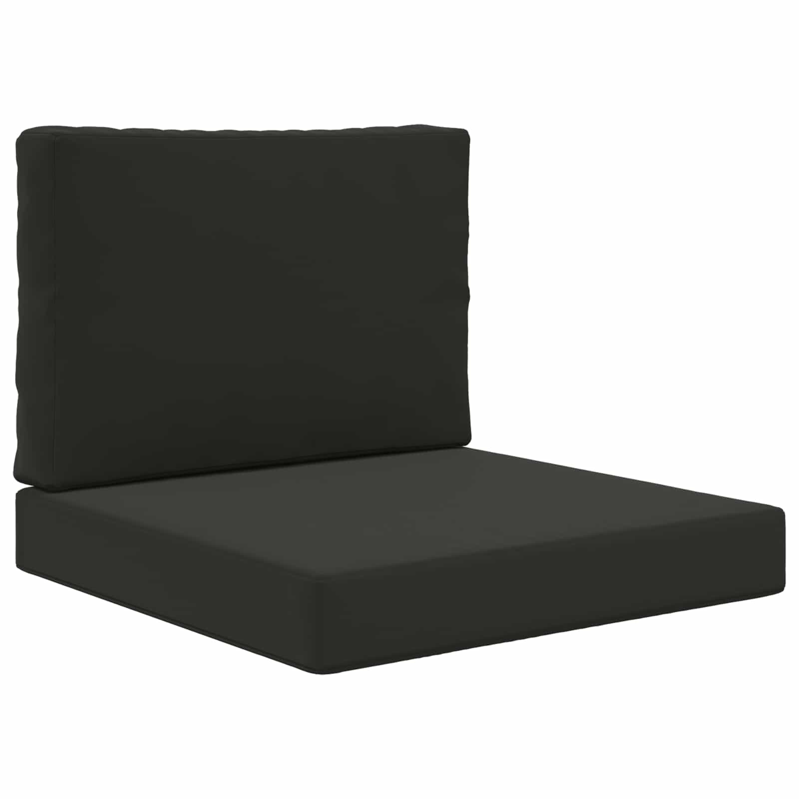 Buiten bankkussen 2 pcs Zwart Polyester