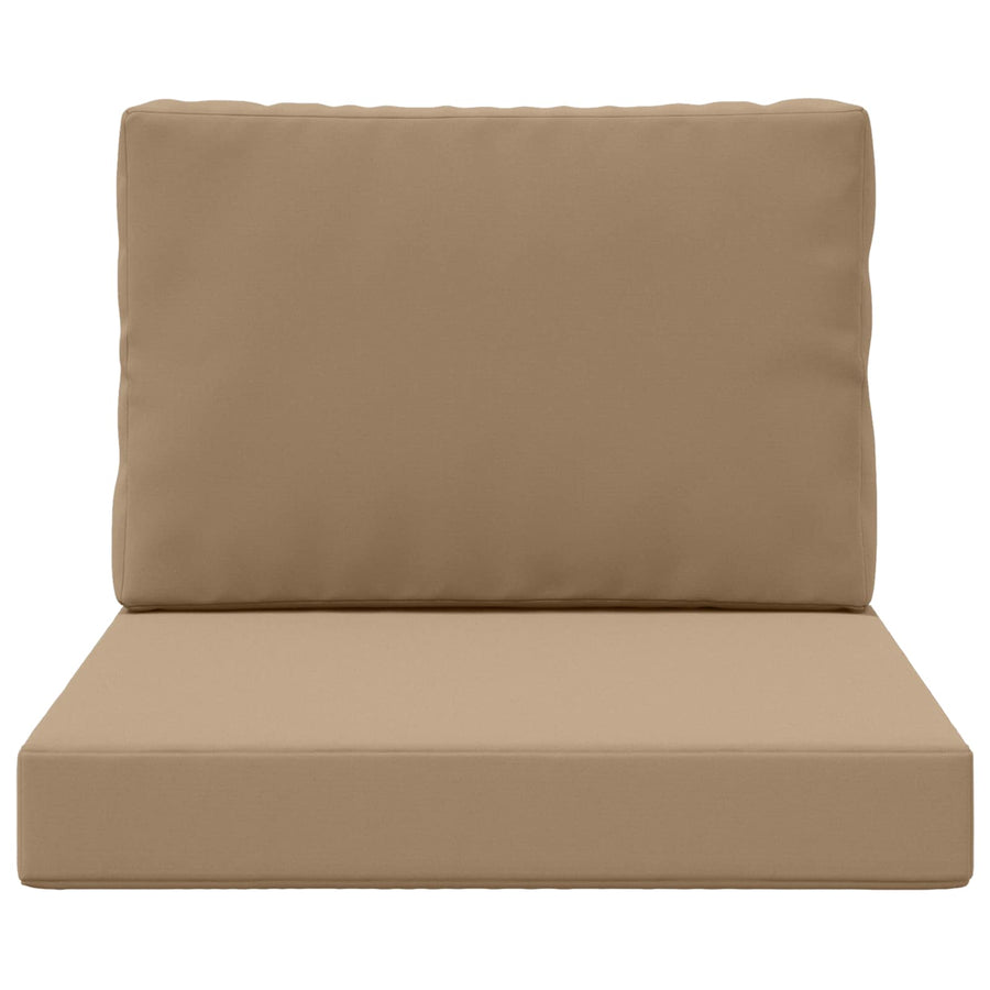Buiten bankkussen 2 pcs Taupe Polyester