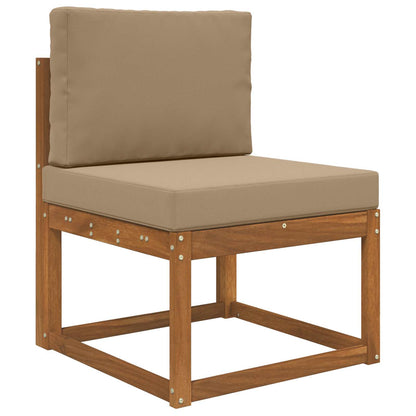 Buiten bankkussen 2 pcs Taupe Polyester