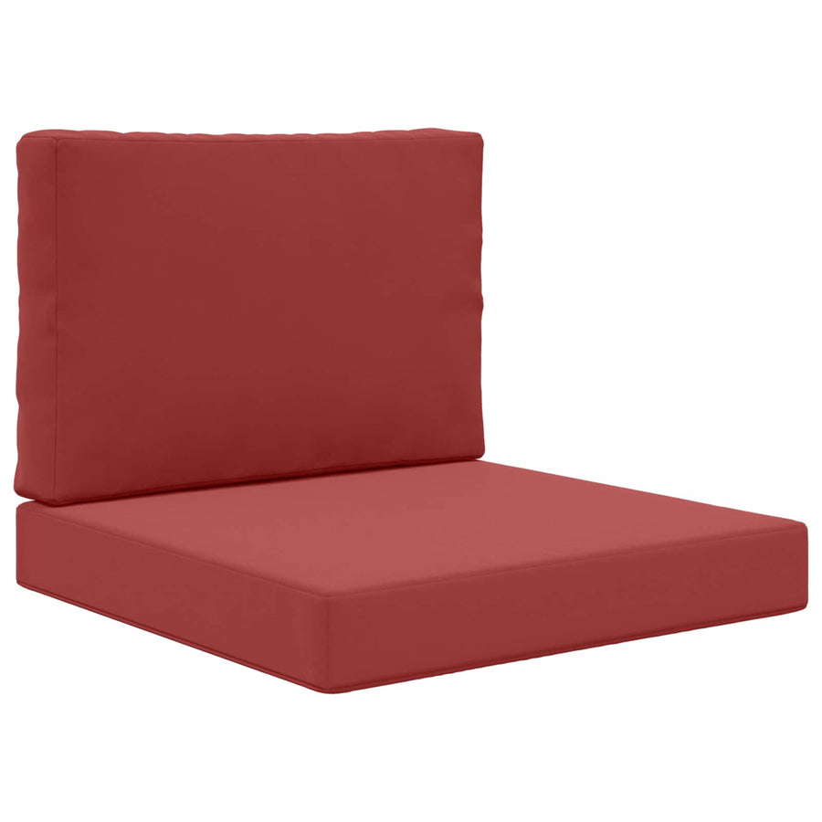 Buiten bankkussen 2 pcs Wijnrood Polyester