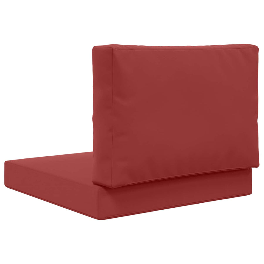 Buiten bankkussen 2 pcs Wijnrood Polyester
