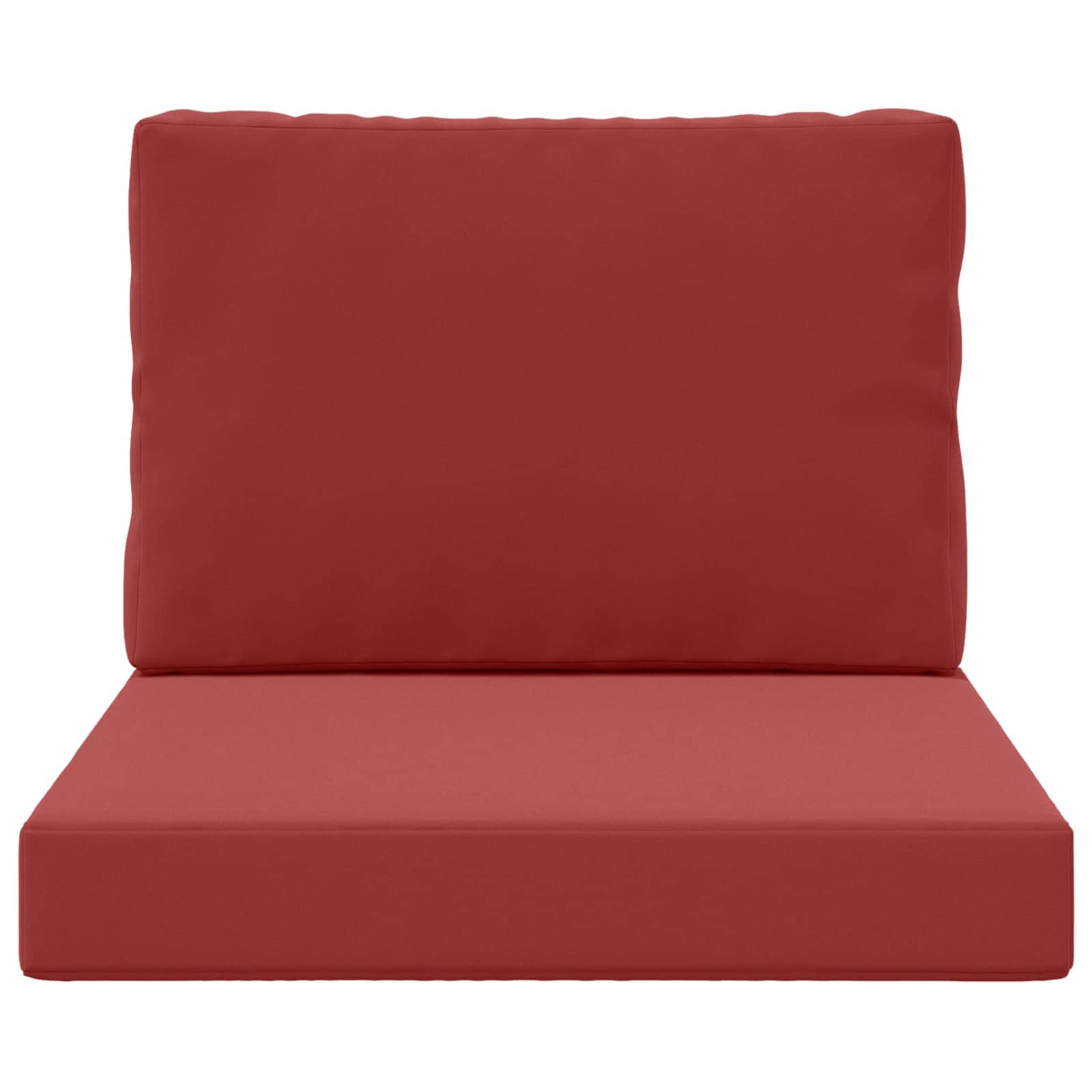 Buiten bankkussen 2 pcs Wijnrood Polyester