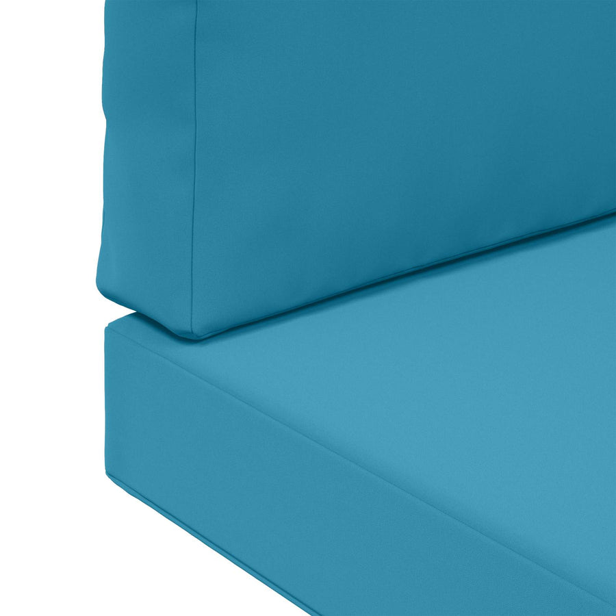 Buiten bankkussen 2 pcs Koninklijk Blauw Polyester