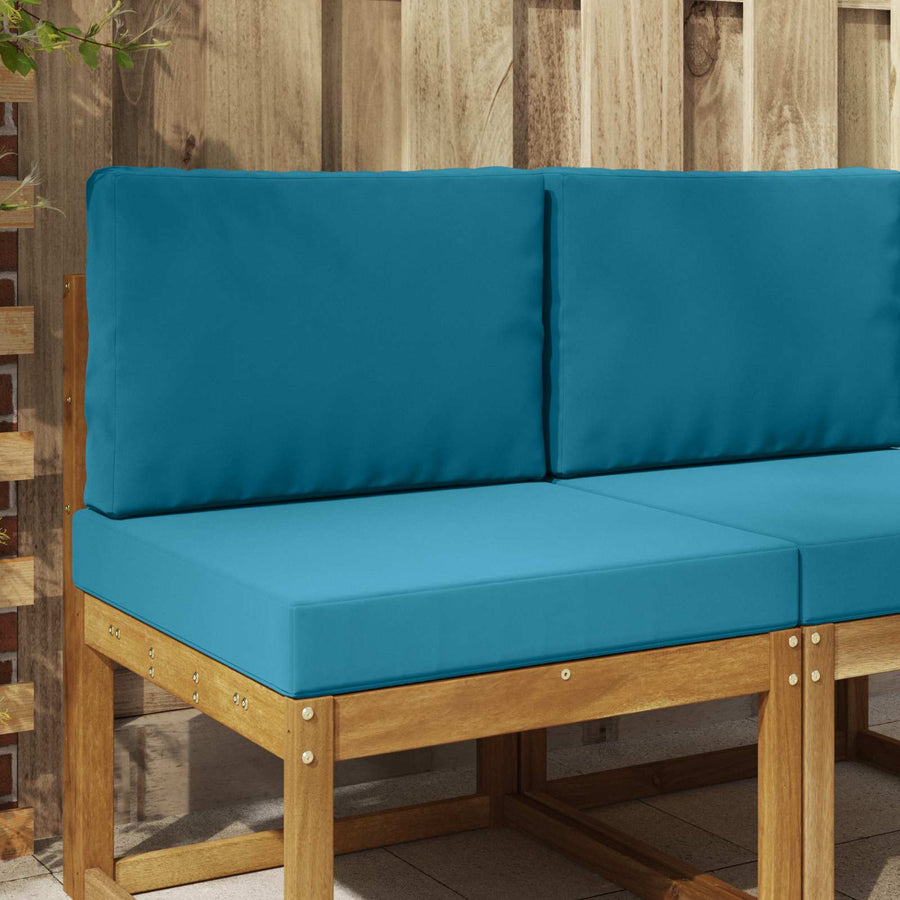Buiten bankkussen 2 pcs Koninklijk Blauw Polyester