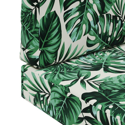 Buiten bankkussen 2 pcs Bladpatroon Polyester