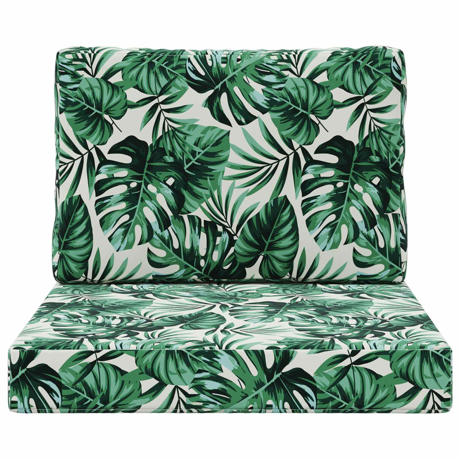 Buiten bankkussen 2 pcs Bladpatroon Polyester