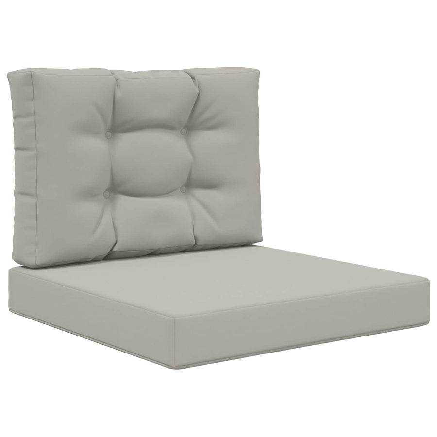 Buiten bankkussen 2 pcs Grijs Polyester
