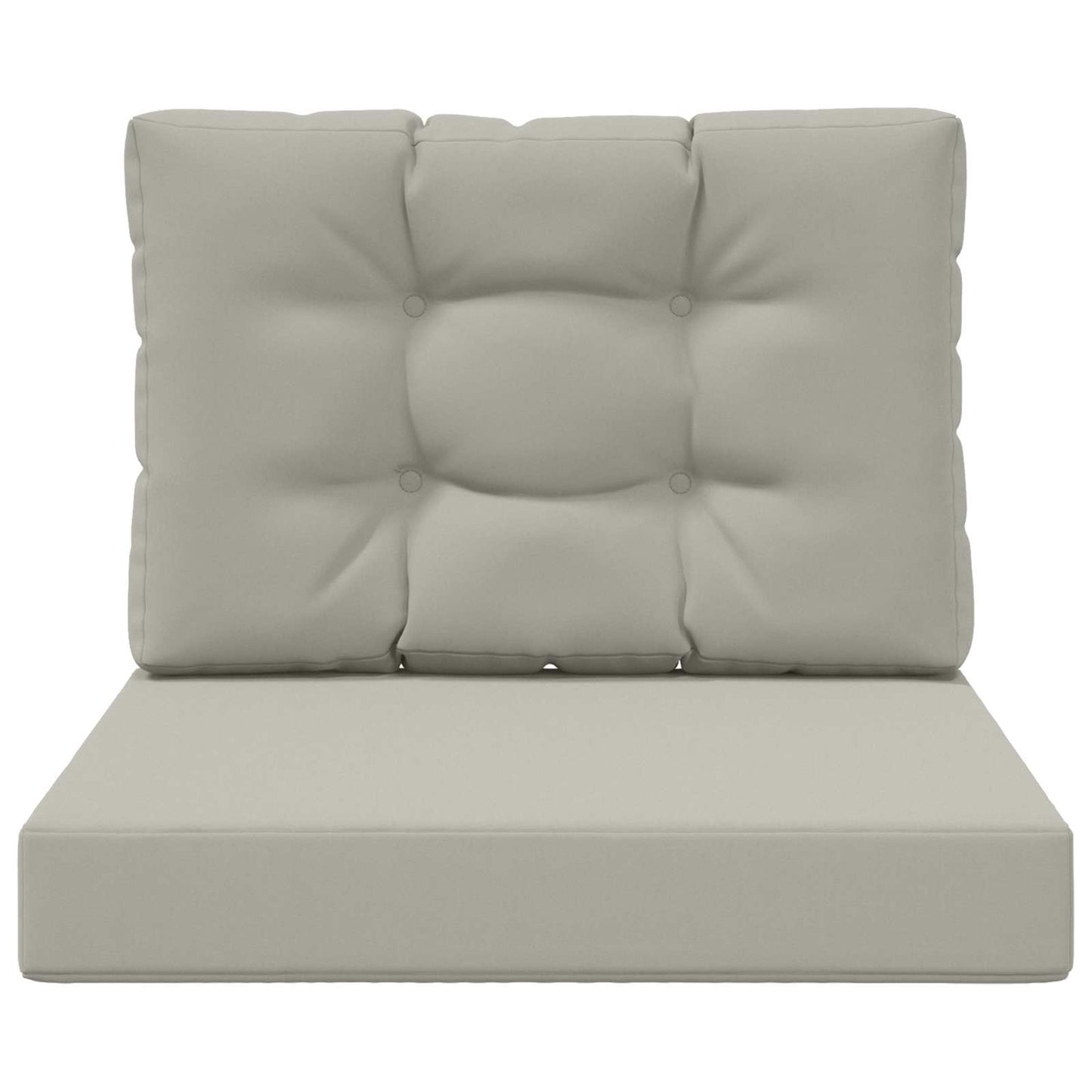 Buiten bankkussen 2 pcs Grijs Polyester