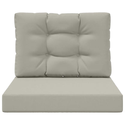 Buiten bankkussen 2 pcs Grijs Polyester