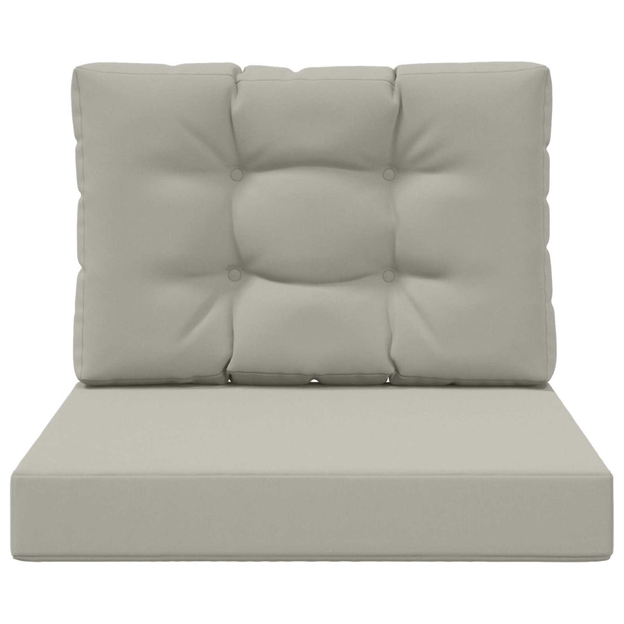 Buiten bankkussen 2 pcs Grijs Polyester