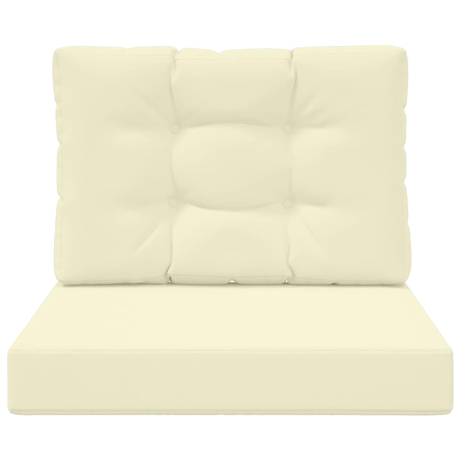 Buiten bankkussen 2 pcs Crème Polyester