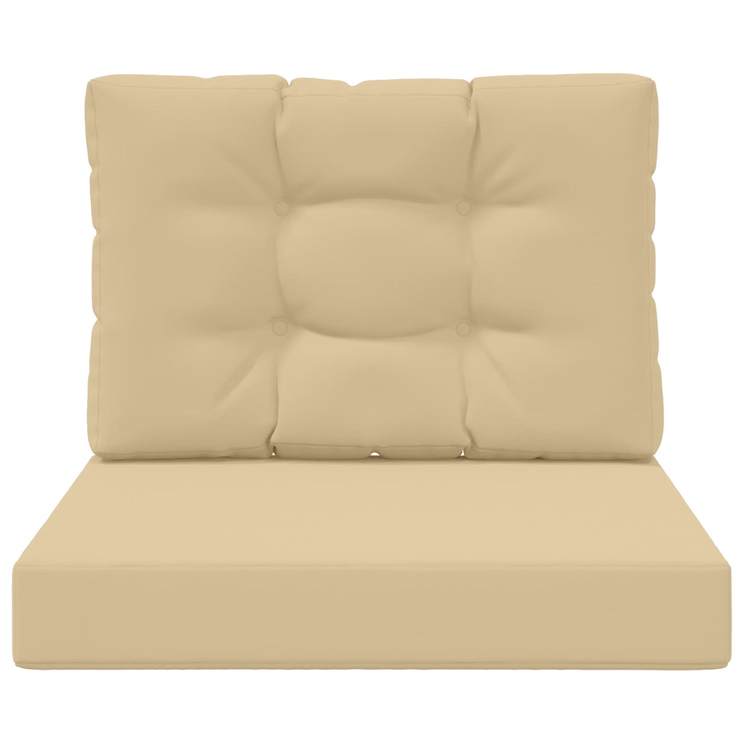 Buiten bankkussen 2 pcs Beige Polyester