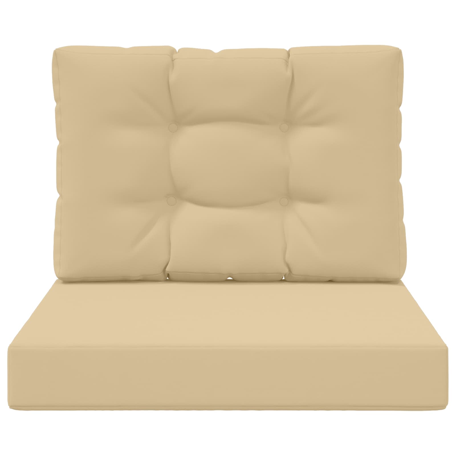 Buiten bankkussen 2 pcs Beige Polyester