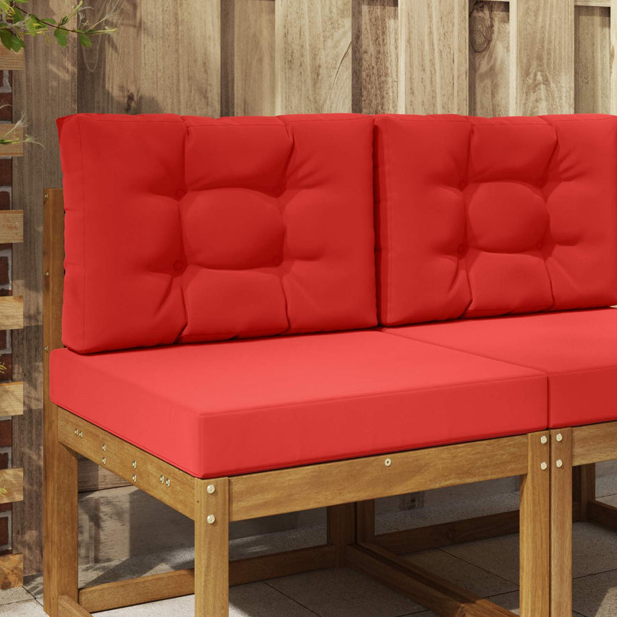 Buiten bankkussen 2 pcs Rood Polyester