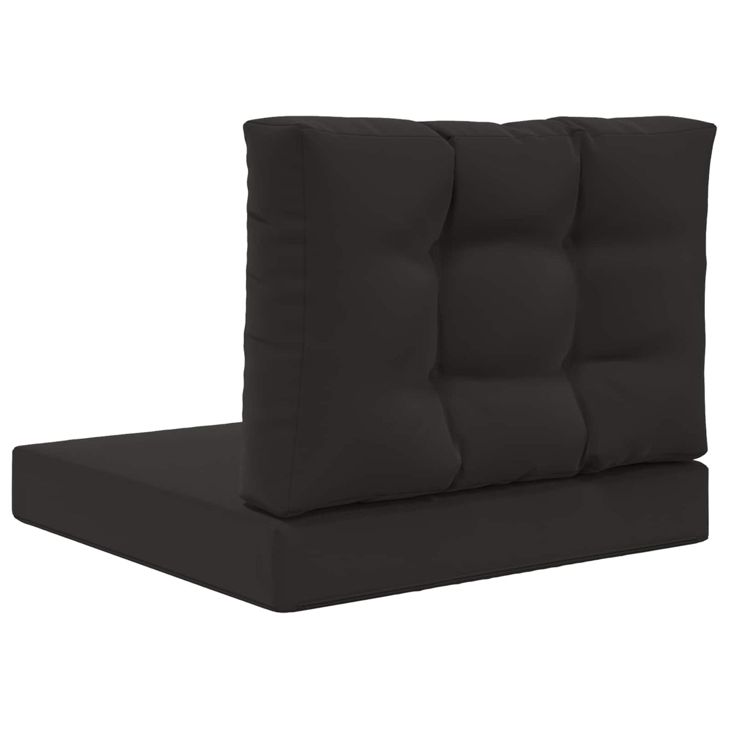 Buiten bankkussen 2 pcs Zwart Polyester