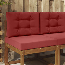 Buiten bankkussen 2 pcs Wijnrood Polyester