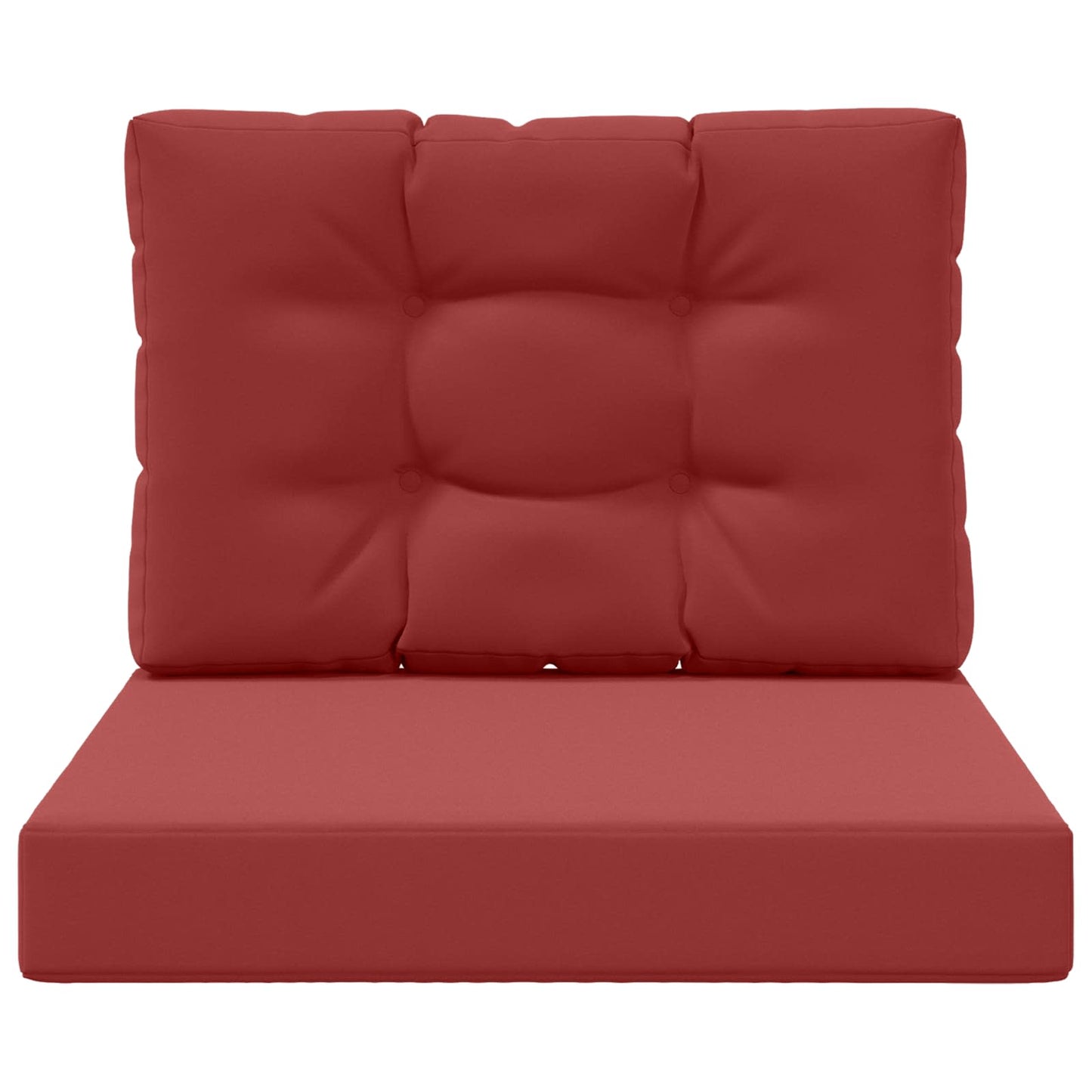 Buiten bankkussen 2 pcs Wijnrood Polyester
